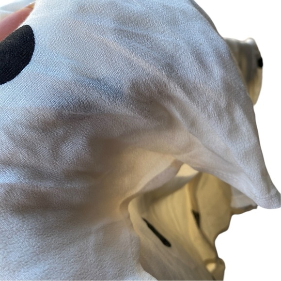 Maeve Cream and Black Polka Dot Midi Dress - Picture 11 of 12